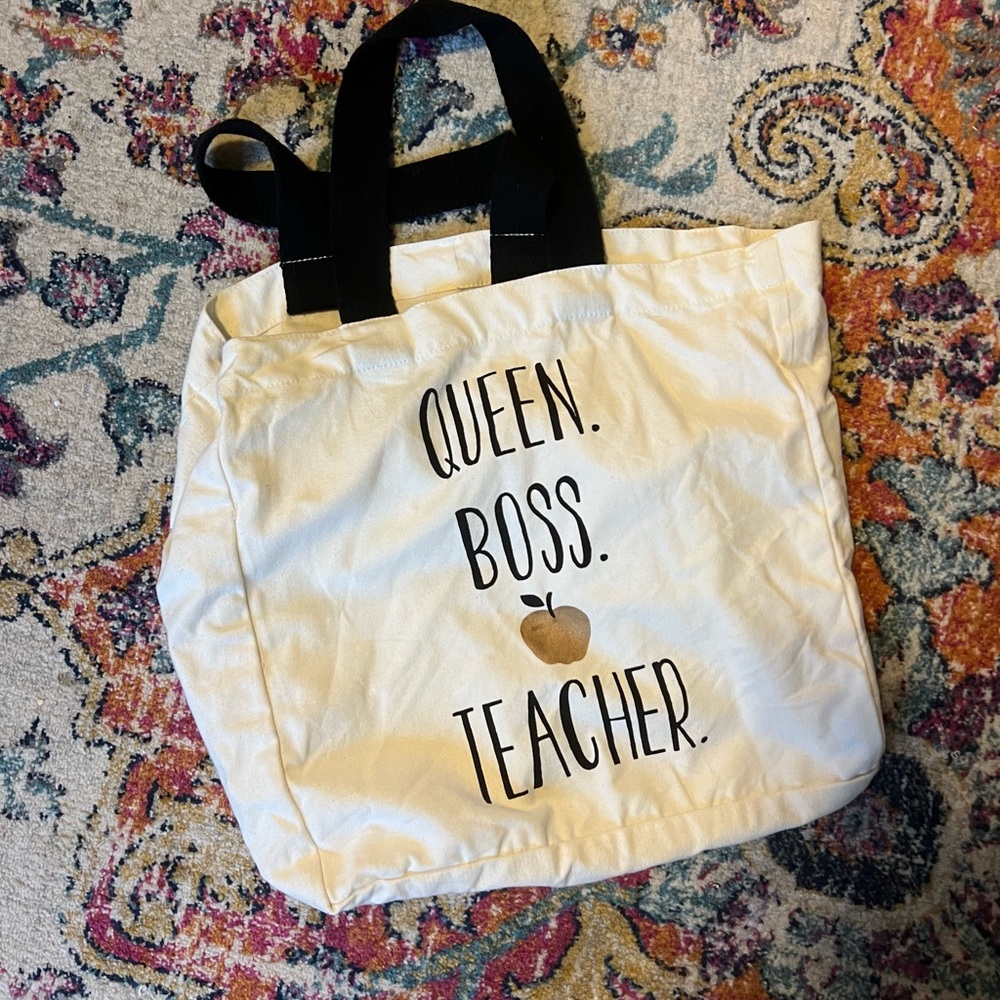 Queen Boss Teacher Tote